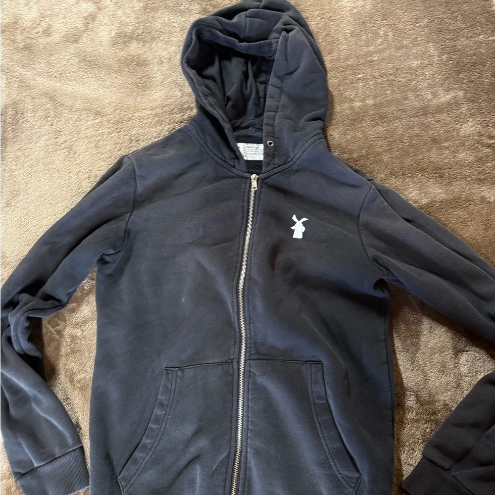 Dutch Bros Black Hoodie with Zipper